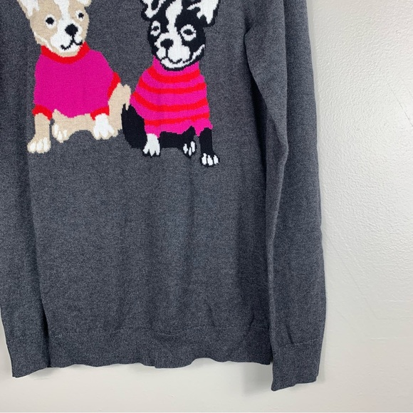J.Crew Mercantile | Women's Crewneck French Bulldog Sweater | Small - Picture 3 of 6